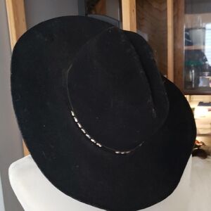 BAILEY Alamo Black Wool Western Cowboy/girl Hat Size XX.